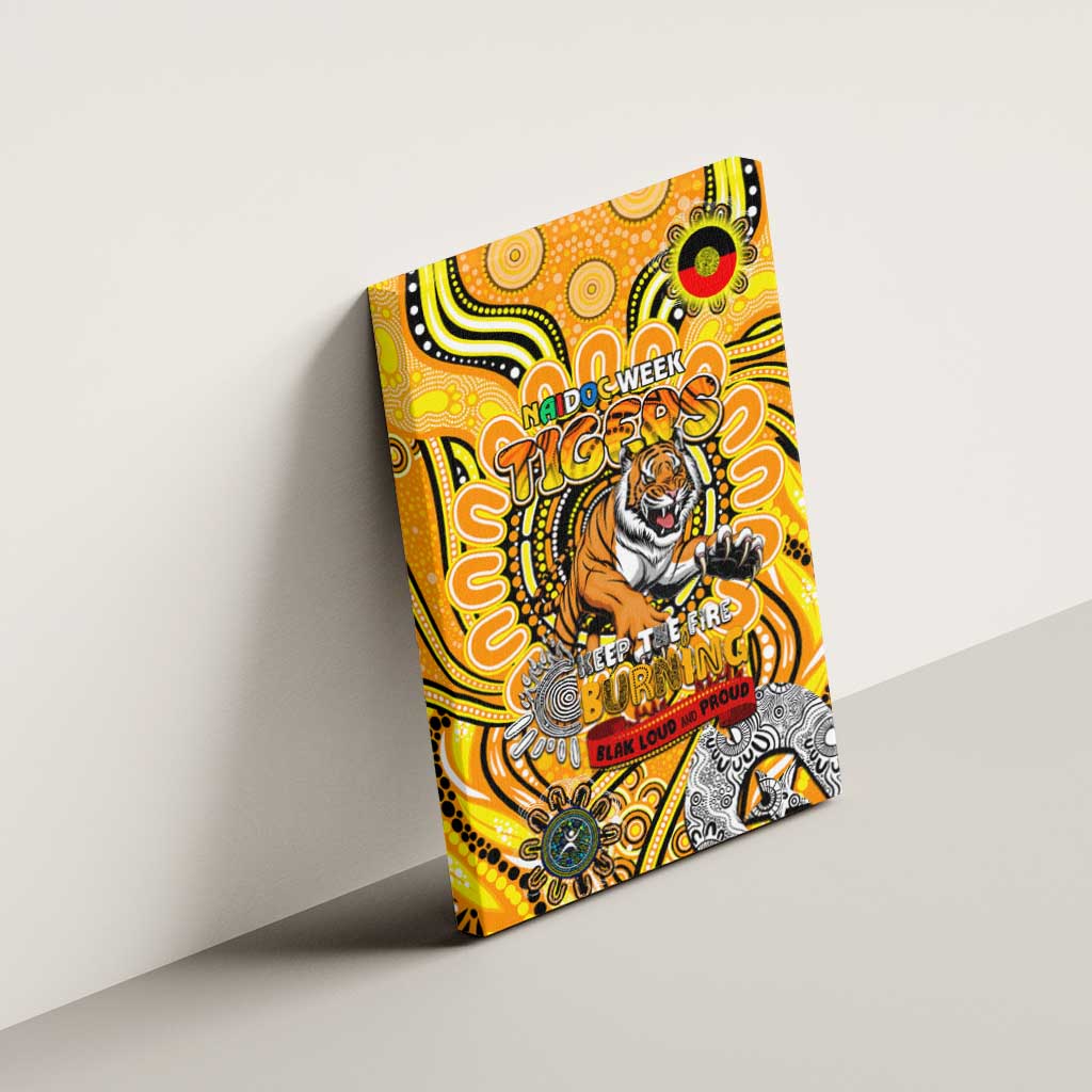Richmond Tiger NAIDOC Week 2024 Canvas Wall Art Mascot Football