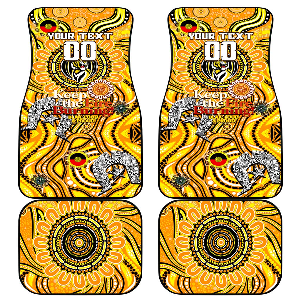 Richmond Tiger NAIDOC Week 2024 Car Mats Mascot Football