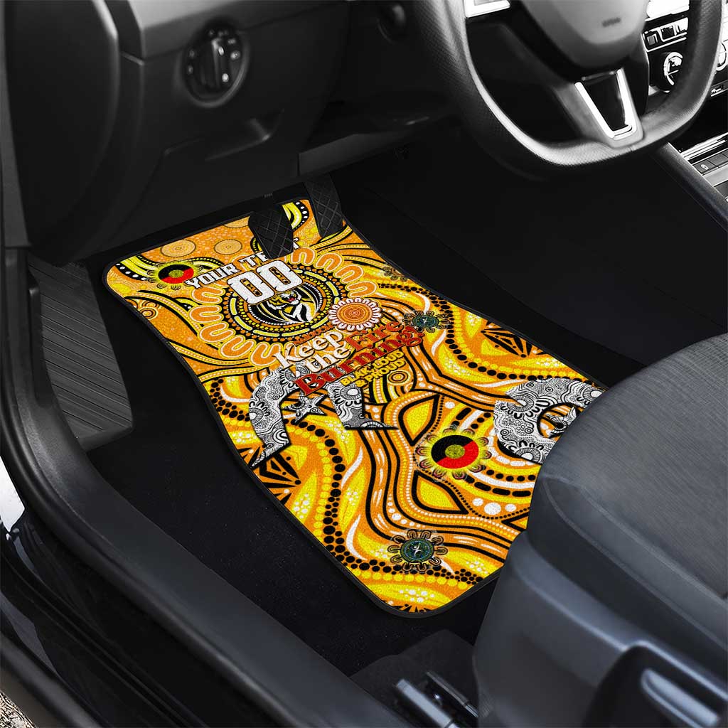 Richmond Tiger NAIDOC Week 2024 Car Mats Mascot Football