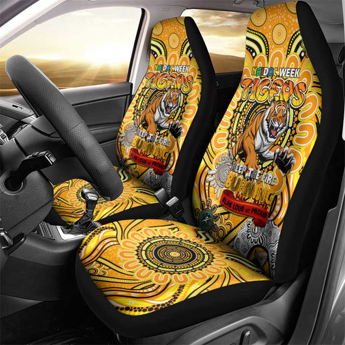 Richmond Tiger NAIDOC Week 2024 Car Seat Cover Mascot Football