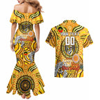 Custom Richmond Tiger NAIDOC Week 2024 Couples Matching Mermaid Dress and Hawaiian Shirt Mascot Football