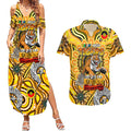 Custom Richmond Tiger NAIDOC Week 2024 Couples Matching Summer Maxi Dress and Hawaiian Shirt Mascot Football