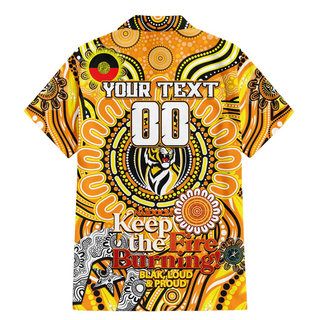 Custom Richmond Tiger NAIDOC Week 2024 Family Matching Mermaid Dress and Hawaiian Shirt Mascot Football