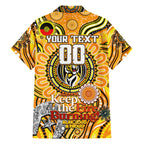 Custom Richmond Tiger NAIDOC Week 2024 Family Matching Off Shoulder Short Dress and Hawaiian Shirt Mascot Football