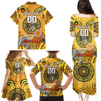 Custom Richmond Tiger NAIDOC Week 2024 Family Matching Puletasi and Hawaiian Shirt Mascot Football