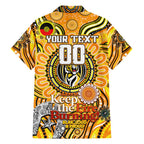 Custom Richmond Tiger NAIDOC Week 2024 Family Matching Short Sleeve Bodycon Dress and Hawaiian Shirt Mascot Football