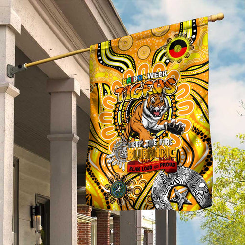 Richmond Tiger NAIDOC Week 2024 Garden Flag Mascot Football