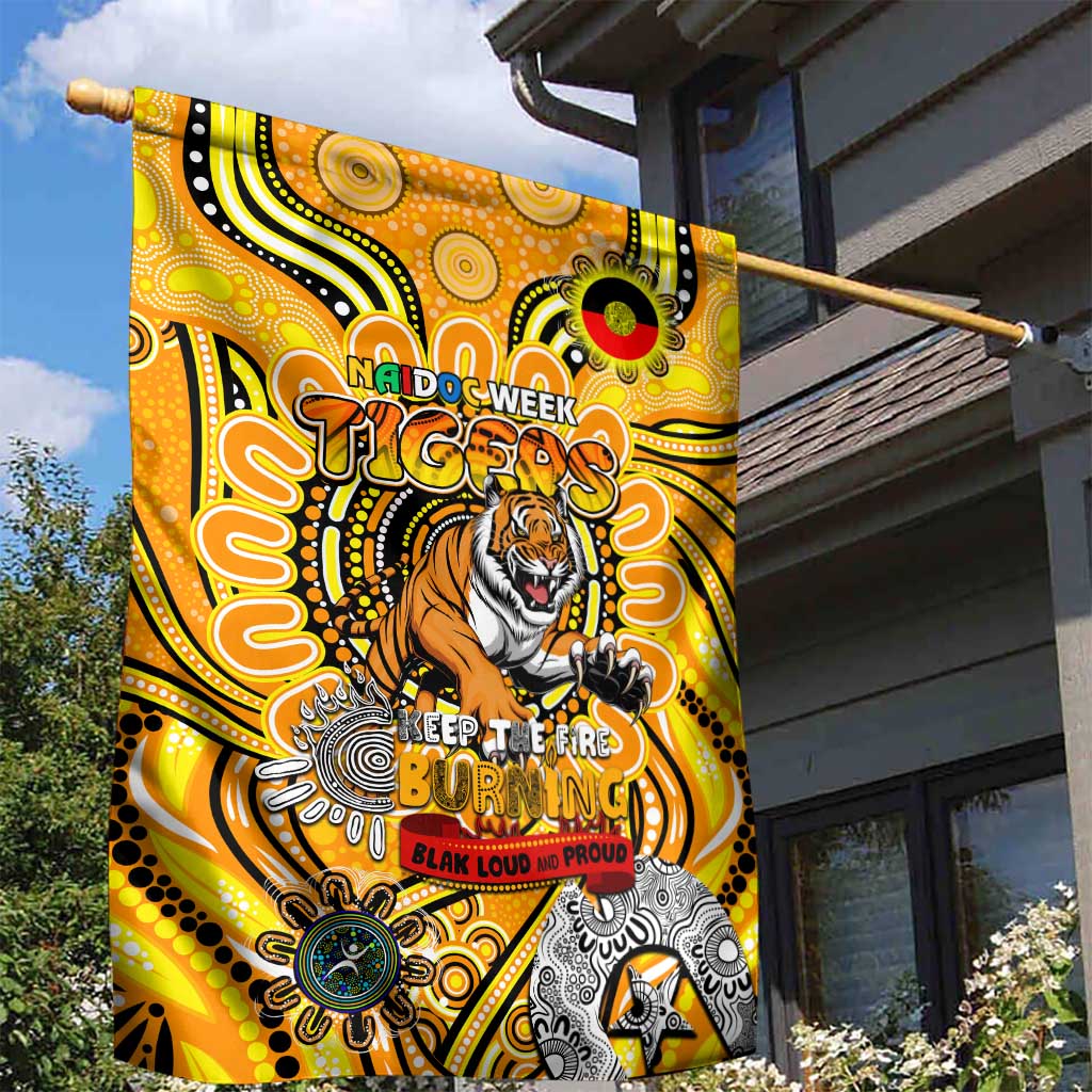 Richmond Tiger NAIDOC Week 2024 Garden Flag Mascot Football