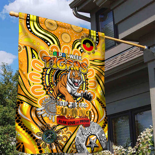 Richmond Tiger NAIDOC Week 2024 Garden Flag Mascot Football
