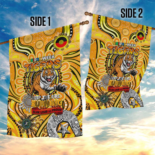 Richmond Tiger NAIDOC Week 2024 Garden Flag Mascot Football