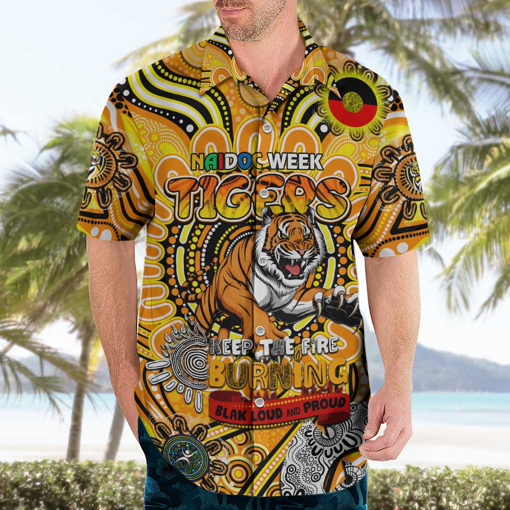 Custom Richmond Tiger NAIDOC Week 2024 Hawaiian Shirt Mascot Football