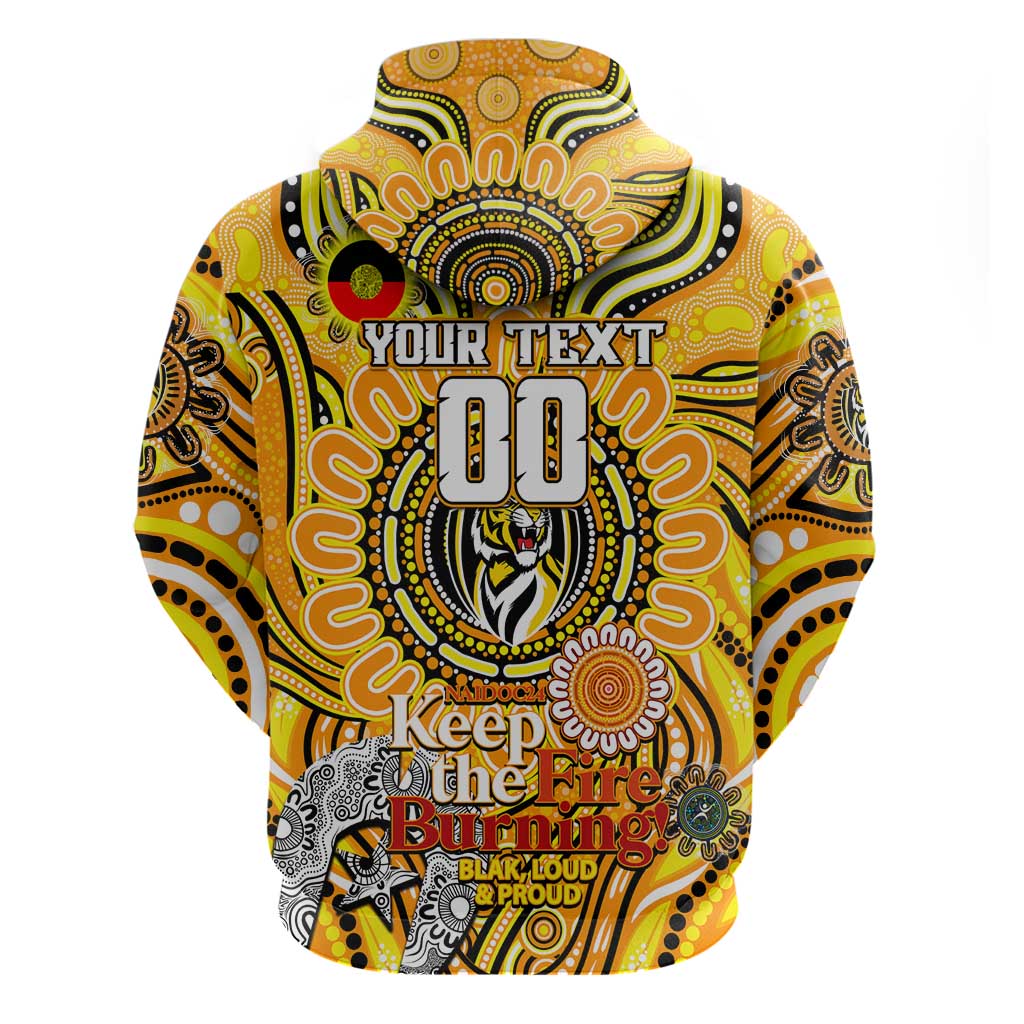 Custom Richmond Tiger NAIDOC Week 2024 Hoodie Mascot Football