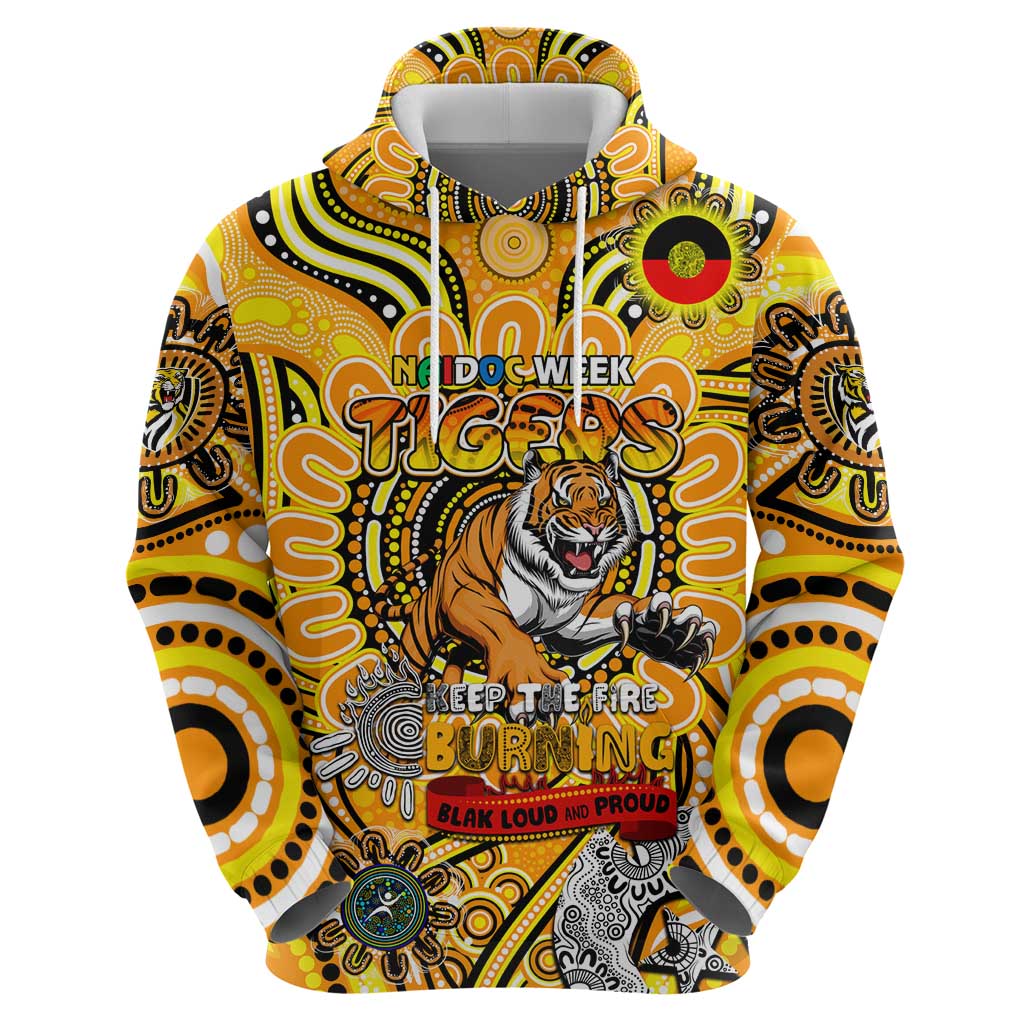 Custom Richmond Tiger NAIDOC Week 2024 Hoodie Mascot Football