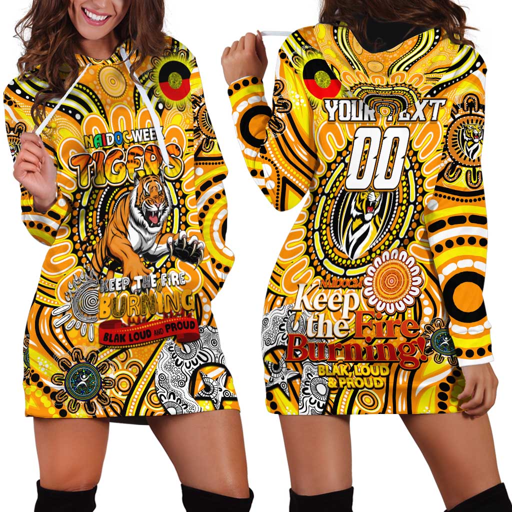 Custom Richmond Tiger NAIDOC Week 2024 Hoodie Dress Mascot Football