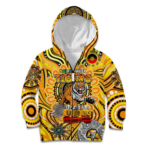 Custom Richmond Tiger NAIDOC Week 2024 Kid Hoodie Mascot Football
