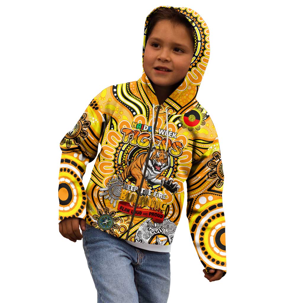 Custom Richmond Tiger NAIDOC Week 2024 Kid Hoodie Mascot Football