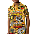 Custom Richmond Tiger NAIDOC Week 2024 Kid Polo Shirt Mascot Football