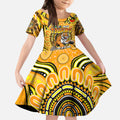 Custom Richmond Tiger NAIDOC Week 2024 Kid Short Sleeve Dress Mascot Football