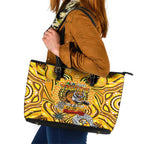 Richmond Tiger NAIDOC Week 2024 Leather Tote Bag Mascot Football