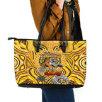 Richmond Tiger NAIDOC Week 2024 Leather Tote Bag Mascot Football