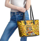 Richmond Tiger NAIDOC Week 2024 Leather Tote Bag Mascot Football