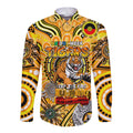 Custom Richmond Tiger NAIDOC Week 2024 Long Sleeve Button Shirt Mascot Football