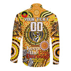 Custom Richmond Tiger NAIDOC Week 2024 Long Sleeve Button Shirt Mascot Football
