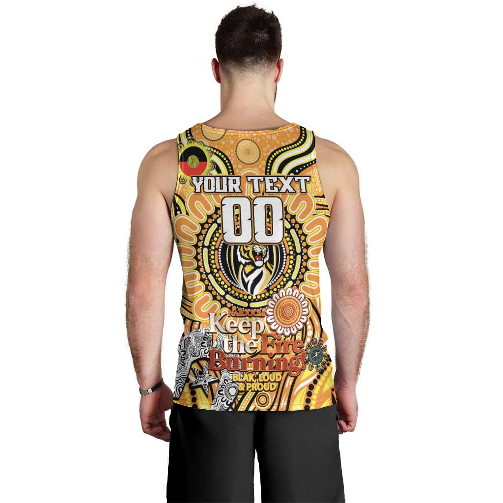Custom Richmond Tiger NAIDOC Week 2024 Men Tank Top Mascot Football