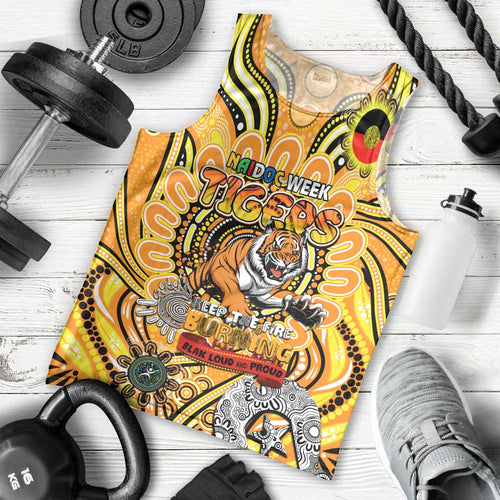 Custom Richmond Tiger NAIDOC Week 2024 Men Tank Top Mascot Football