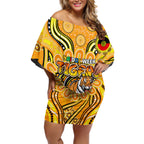 Custom Richmond Tiger NAIDOC Week 2024 Off Shoulder Short Dress Mascot Football