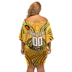 Custom Richmond Tiger NAIDOC Week 2024 Off Shoulder Short Dress Mascot Football
