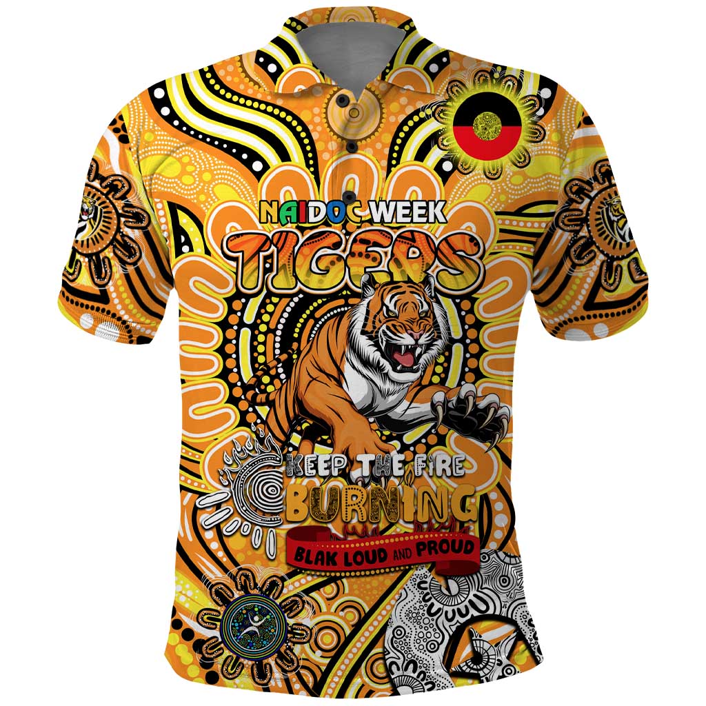 Custom Richmond Tiger NAIDOC Week 2024 Polo Shirt Mascot Football