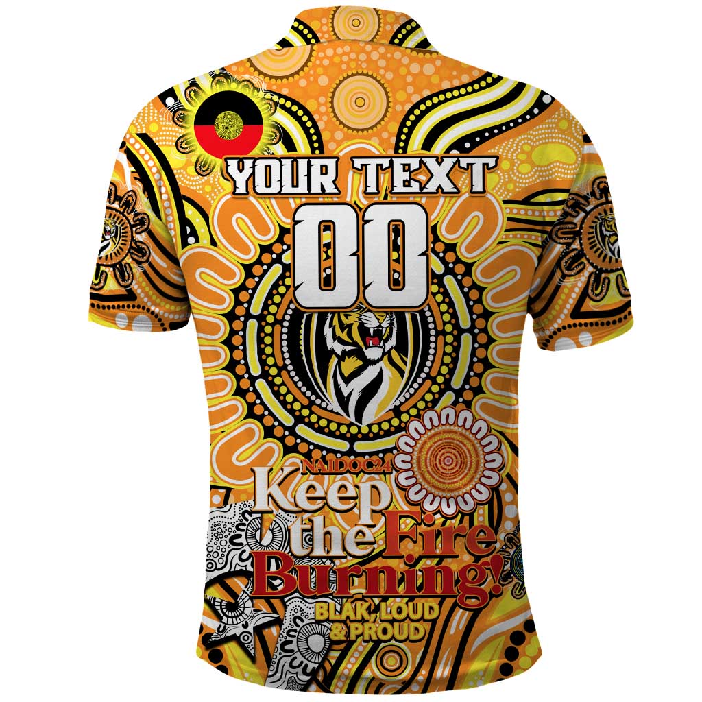 Custom Richmond Tiger NAIDOC Week 2024 Polo Shirt Mascot Football
