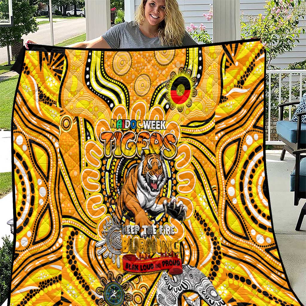 Richmond Tiger NAIDOC Week 2024 Quilt Mascot Football