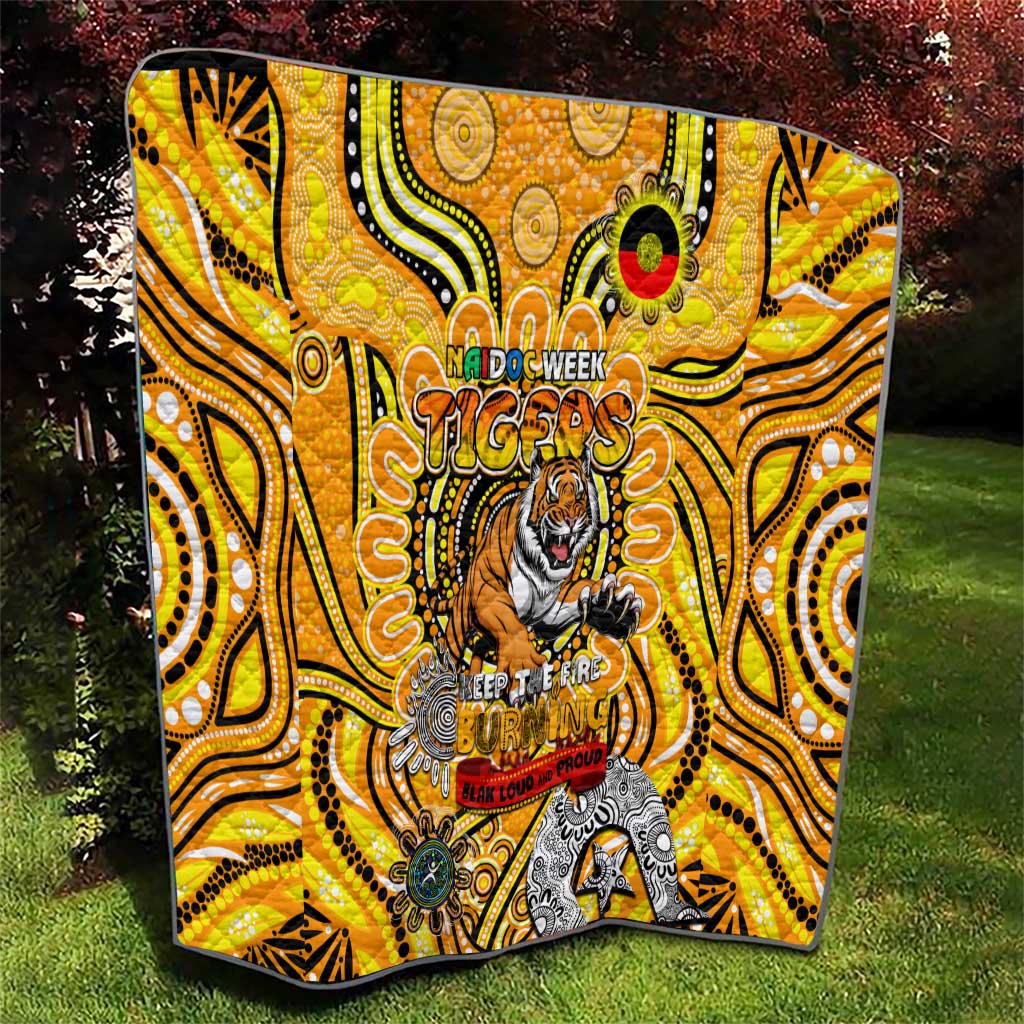 Richmond Tiger NAIDOC Week 2024 Quilt Mascot Football