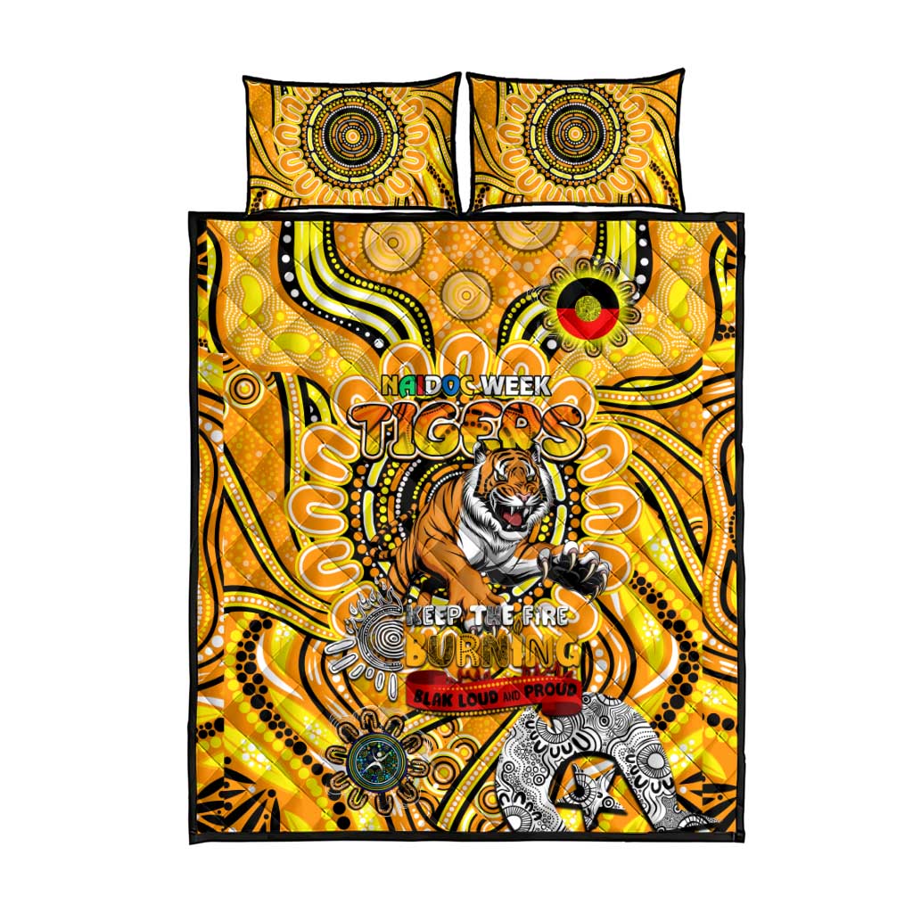 Richmond Tiger NAIDOC Week 2024 Quilt Bed Set Mascot Football