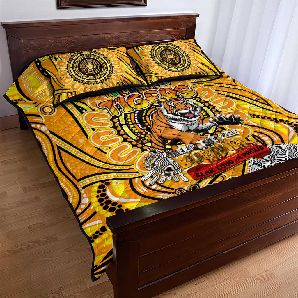 Richmond Tiger NAIDOC Week 2024 Quilt Bed Set Mascot Football