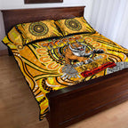 Richmond Tiger NAIDOC Week 2024 Quilt Bed Set Mascot Football