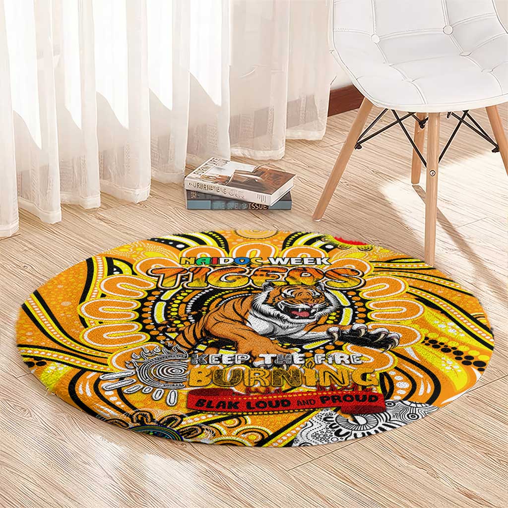 Richmond Tiger NAIDOC Week 2024 Round Carpet Mascot Football