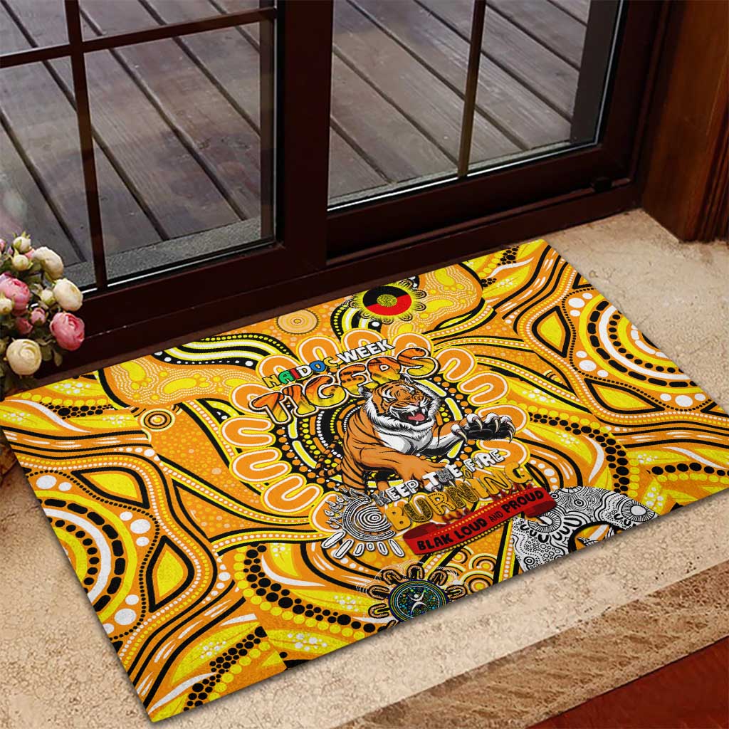 Richmond Tiger NAIDOC Week 2024 Rubber Doormat Mascot Football