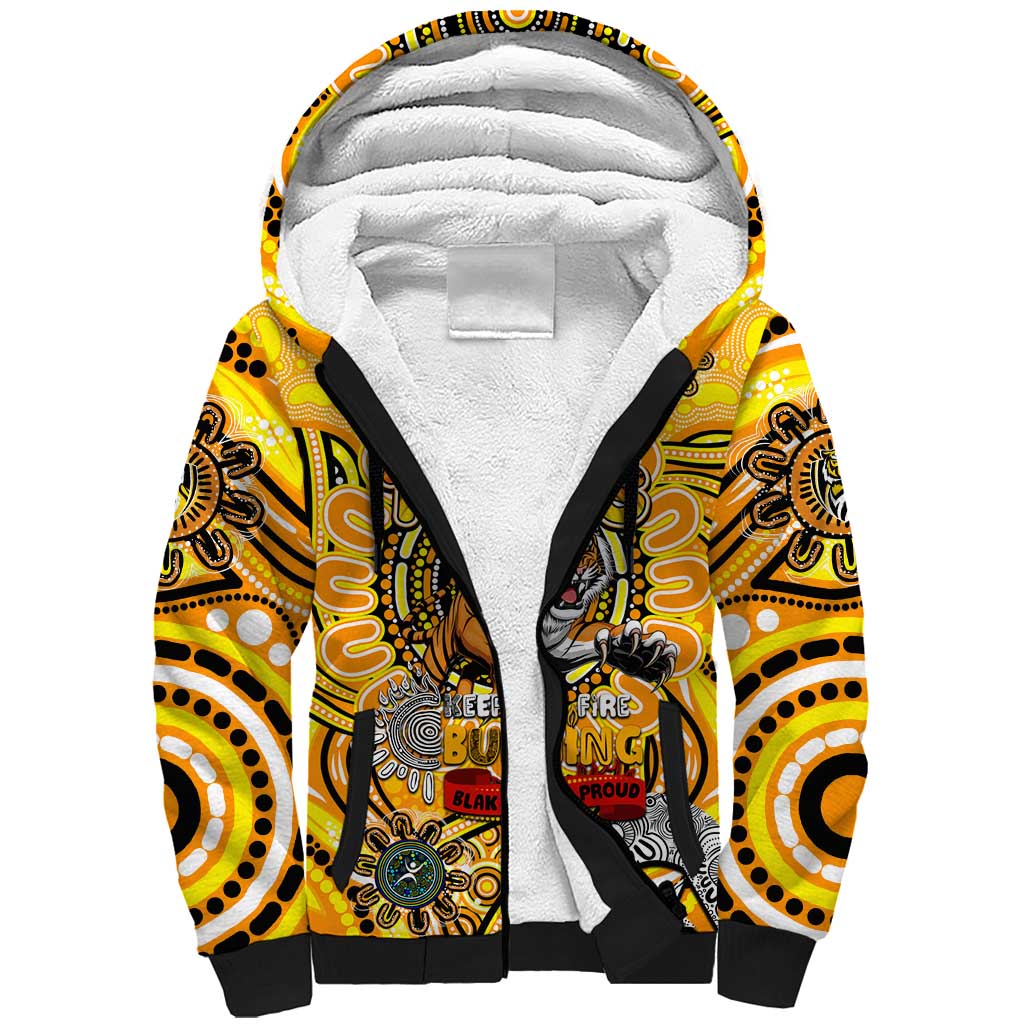 Custom Richmond Tiger NAIDOC Week 2024 Sherpa Hoodie Mascot Football