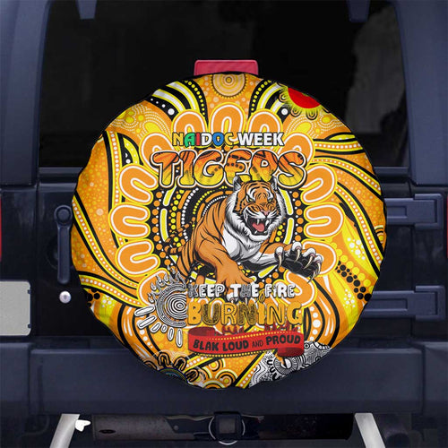 Richmond Tiger NAIDOC Week 2024 Spare Tire Cover Mascot Football