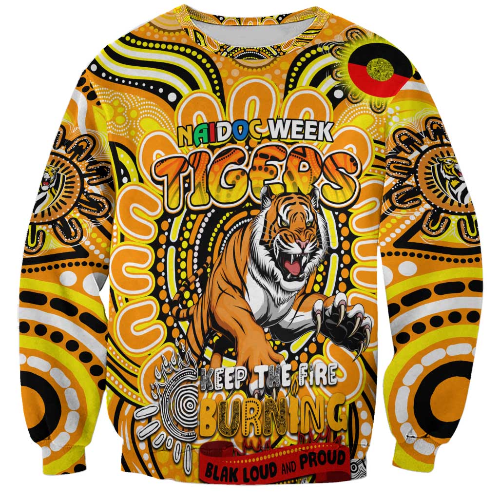 Custom Richmond Tiger NAIDOC Week 2024 Sweatshirt Mascot Football