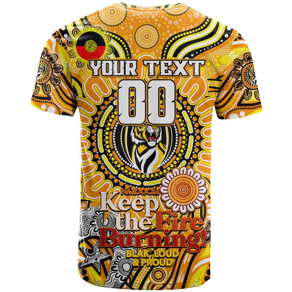 Custom Richmond Tiger NAIDOC Week 2024 T Shirt Mascot Football