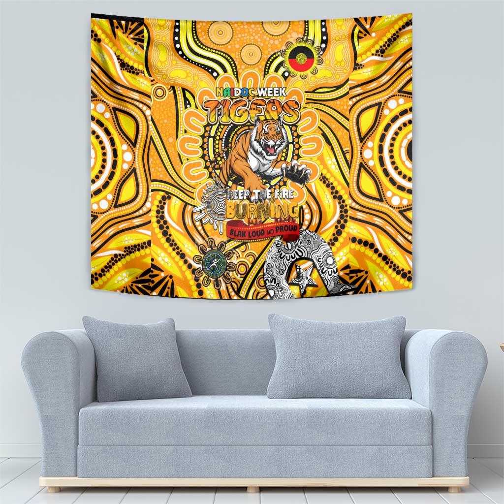 Richmond Tiger NAIDOC Week 2024 Tapestry Mascot Football