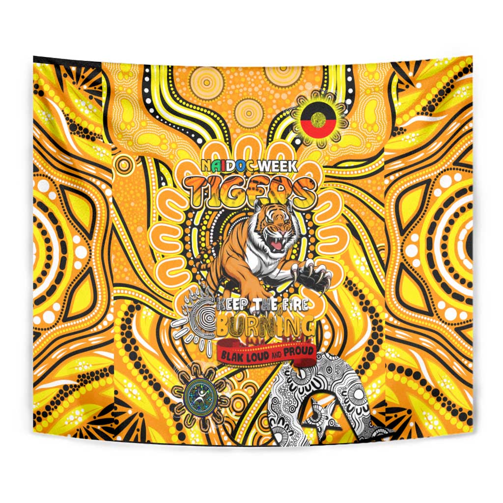 Richmond Tiger NAIDOC Week 2024 Tapestry Mascot Football