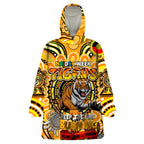 Custom Richmond Tiger NAIDOC Week 2024 Wearable Blanket Hoodie Mascot Football