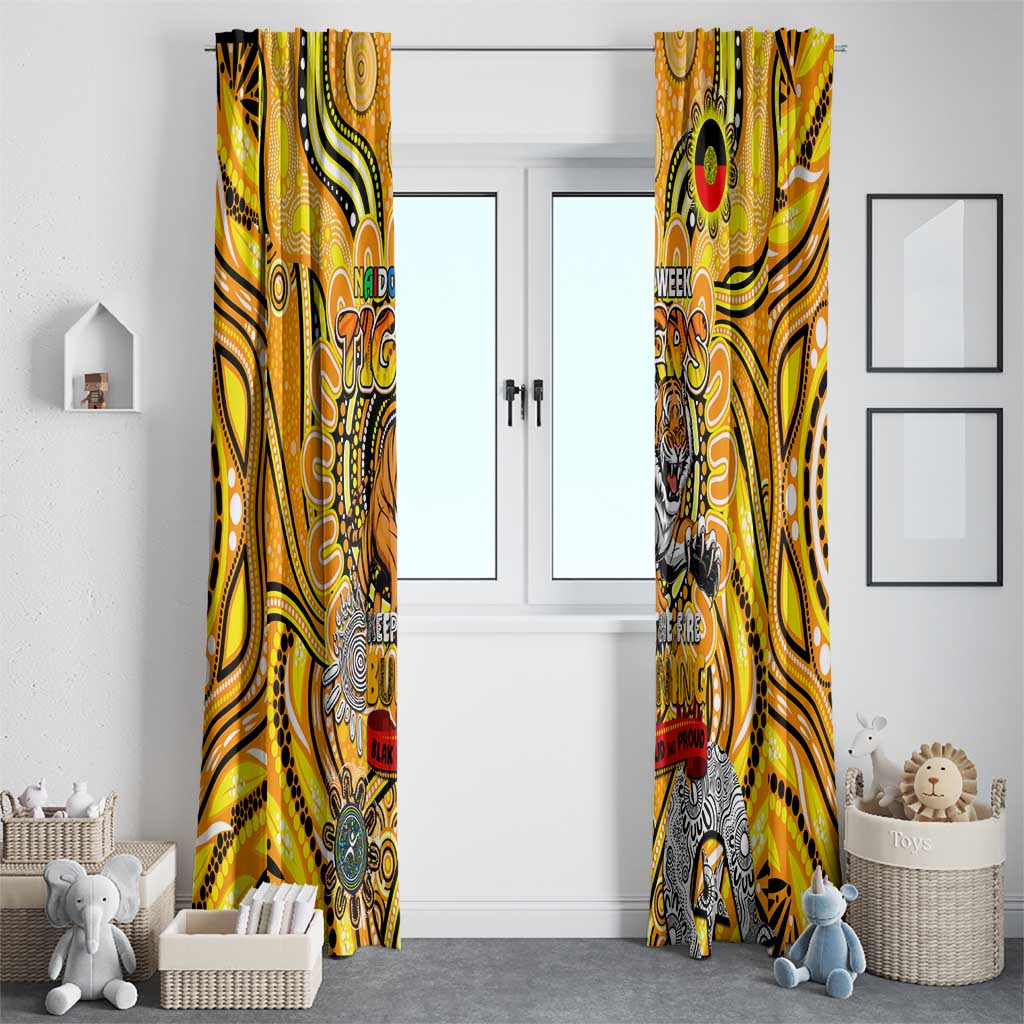 Richmond Tiger NAIDOC Week 2024 Window Curtain Mascot Football