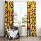 Richmond Tiger NAIDOC Week 2024 Window Curtain Mascot Football