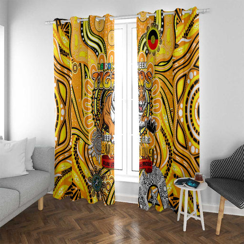 Richmond Tiger NAIDOC Week 2024 Window Curtain Mascot Football
